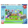 Peppa Gris® 2 x 24 Brikker Puslespill