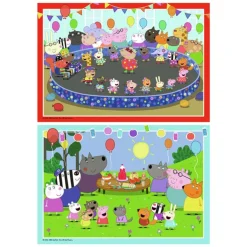 Peppa Gris® 2 x 24 Brikker Puslespill