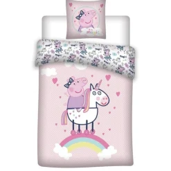 Peppa Gris® Enhjørning Bomull Sengetøy