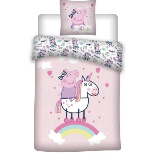 Peppa Gris® Enhjørning Bomull Sengetøy