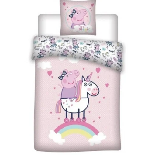 Peppa Gris® Enhjørning Bomull Sengetøy