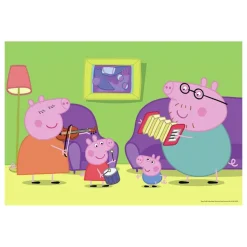 Peppa Gris® Family 2 x 12 Brikker Puslespill