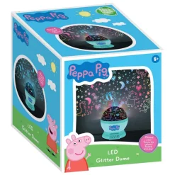Peppa Gris® Glitterdome Lampe Blå