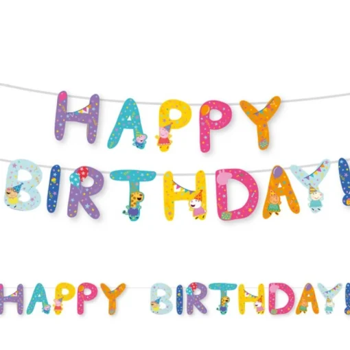 Peppa Gris® Happy Birthday Girlander