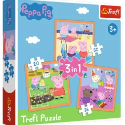 Peppa Gris® Inventive 3-i-1 Puslespill