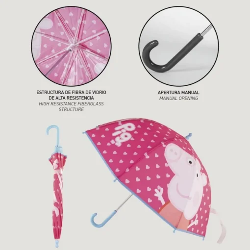 Peppa Gris® Paraply Rosa