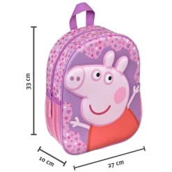 Peppa Gris® Stjerner 3D Ryggsekk Rosa