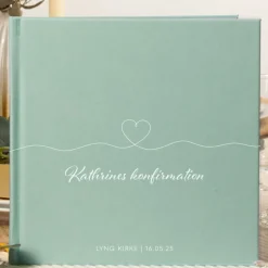Personlig Konfirmasjon Gjestebok Heartline