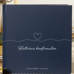 Personlig Konfirmasjon Gjestebok Heartline
