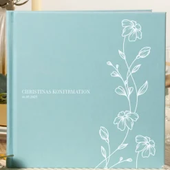 Personlig Konfirmasjon Gjestebok Petal Perfection