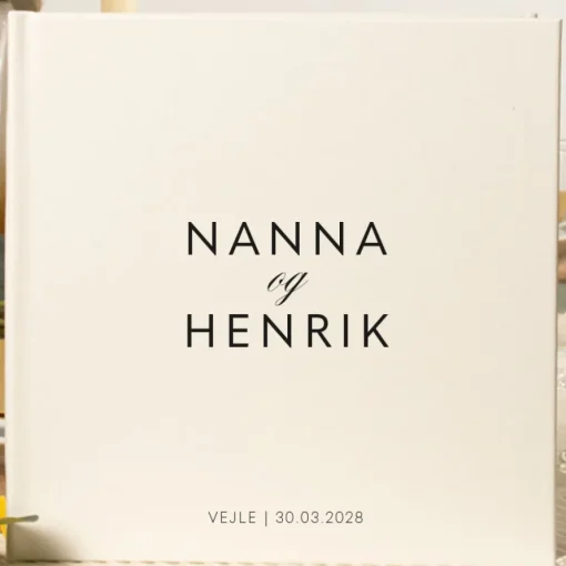 Personliggjort Gjestebok Kunstskinn