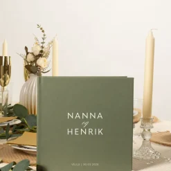 Personliggjort Gjestebok Kunstskinn