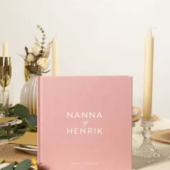 Personliggjort Gjestebok Kunstskinn