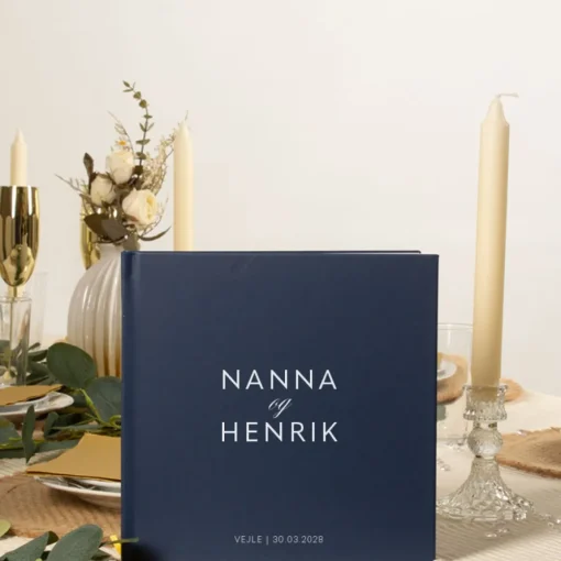 Personliggjort Gjestebok Kunstskinn