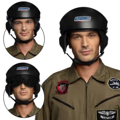 Pilot Hjelm Svart