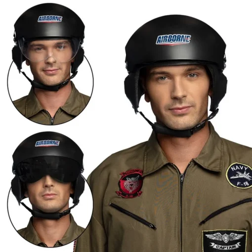 Pilot Hjelm Svart