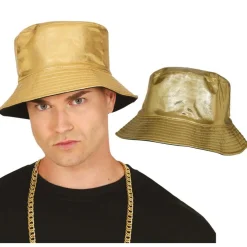 Pimp Bøttehatt Gull