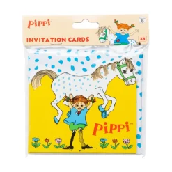 Pippi Langstrømpe® Invitasjonskort