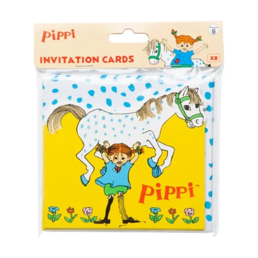 Pippi Langstrømpe® Invitasjonskort