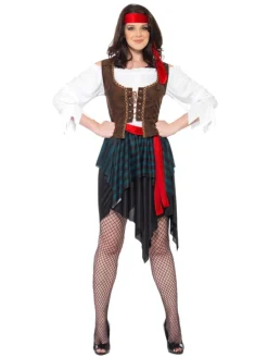 Piratdame Kostyme