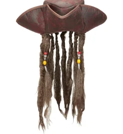 Pirathatt med Brune Dreads