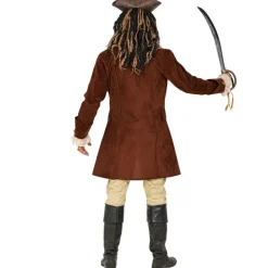Piratjakke Brun