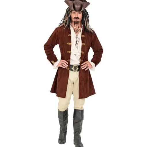 Piratjakke Brun