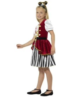 Piratjente Deluxe Barnekostyme