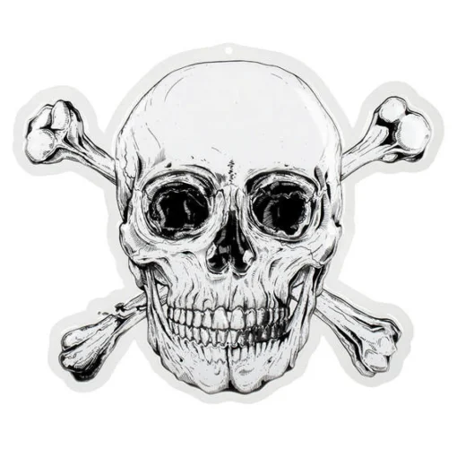 Piratskjelett Veggdekorasjon