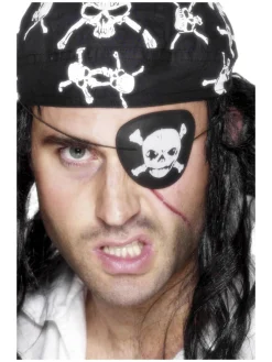 Piratøyelapp med Hodeskalle