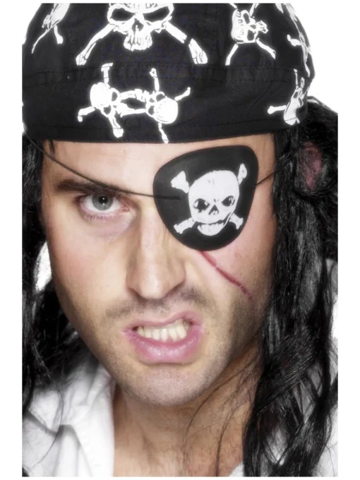 Piratøyelapp med Hodeskalle