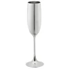 Plast Champagneglass Sølv