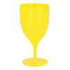 Plast Vinglass Gul