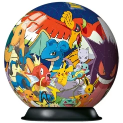 Pokémon® 72 Brikker 3D Puslespill Kule