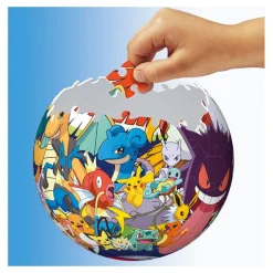 Pokémon® 72 Brikker 3D Puslespill Kule