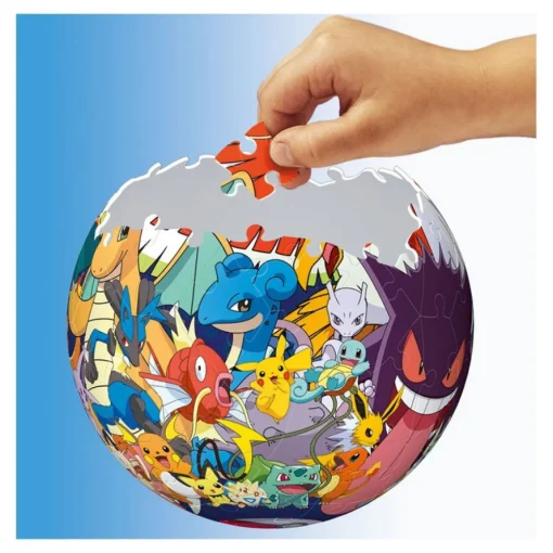 Pokémon® 72 Brikker 3D Puslespill Kule