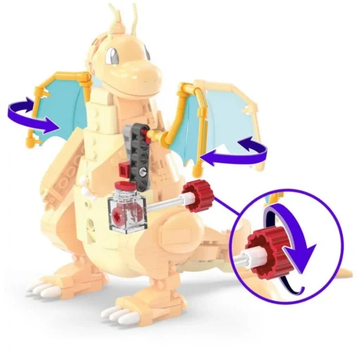 Pokémon® Dragonite Byggesett Oransje