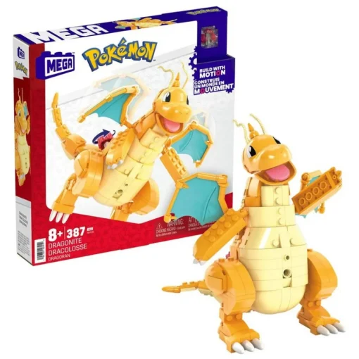 Pokémon® Dragonite Byggesett Oransje