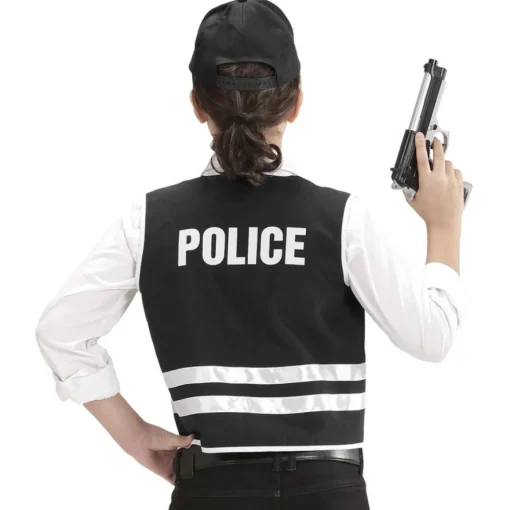 Politivest & Caps Sett Barnekostyme