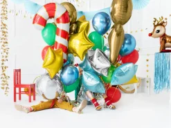 Polkagris Folieballong