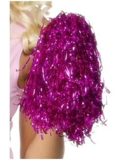 Pom Pom Metallisk Rosa