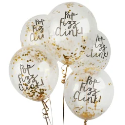 Pop Fizz Clink Konfetti Ballonger