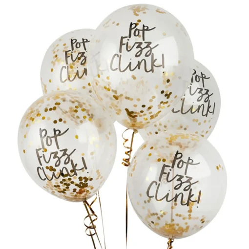 Pop Fizz Clink Konfetti Ballonger