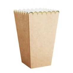 Popcornbegere Kraftfarge og Gull