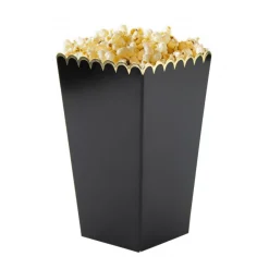 Popkornbeger Svart og Gull
