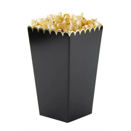 Popkornbeger Svart og Gull