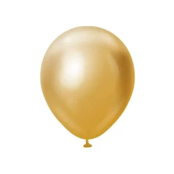 Premium Latexballonger Krom Gull