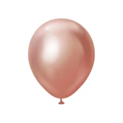 Premium Latexballonger Krom Gullrosa