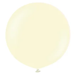 Premium Latexballonger Pale Yellow 90 cm