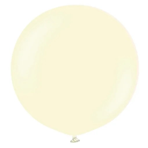 Premium Latexballonger Pale Yellow 90 cm